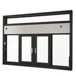 View BP-7252E Bi-Parting Automatic Sliding Transaction Window