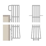View Cages & Platforms: 561-C Handrails Over Roof