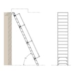 View Roof Hatch Access: H1000 – 65° Ships Ladder