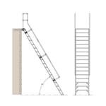 View Mezzanine Access: M1000 – 60° Ships Ladder