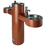 View Pedestal Drinking Fountain 440 with Optional Hand Wash