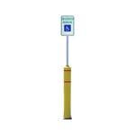 View Flex Bollard w/ 8ft Sign Post