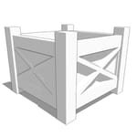 View Main Street Premier Composite Square Planter