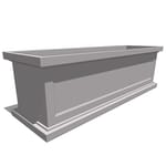 View Keswick Fiberglass Rectangular Planter – Single Panel