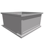 View Keswick Fiberglass Square Planter – Single Panel