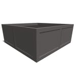 View Ashville Fiberglass Square Planter – Double Panel