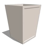View Ashville Fiberglass Tapered Square Planter – Single Panel