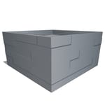 View Brockton Fiberglass Square Planter
