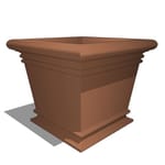 View Prato Fiberglass Square Planter