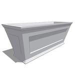 View Cape Cod Tapered Rectangular Composite Planter