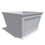 View Cape Cod Tapered Square Composite Planter