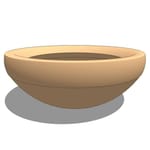 View Balboa Fiberglass Low Bowl Planter