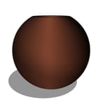 View Miro Round Fiberglass Planter