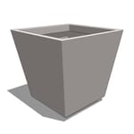 View Marek Fiberglass Tapered Square Planter