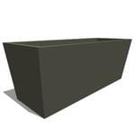View Modern Fiberglass Rectangular Planters