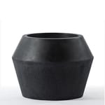 View Volta Fiberstone Low Round Planter