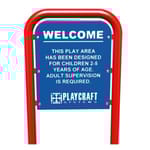 View 2-5 Playground Welcome Sign