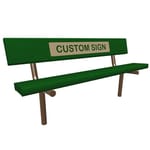 View 6' Bench with HDPE Insert In-Ground Mount