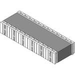 View Straight Half Block