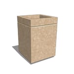View Concrete Trash Receptacles
