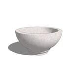 View Round Concrete Planters