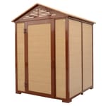 View The "JOHN" Wheel Chair Accessible ADA Outhouse Building