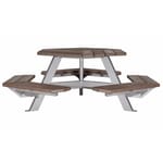 View Bayview Hexagonal Picnic Table