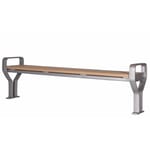 View Koble Backless Park Bench