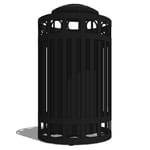 Model HL2-2102: Halo Side Door Opening w/ Latch Receptacle - Decorative Ring, 36 Gal., Surface Mount, Ash Top