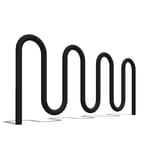 Model EC2-09-EM: Echo, Serpentine Style Bike Rack - Nine Space Rack, Embedded Mount