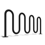 Model EC2-09-SM: Echo, Serpentine Style Bike Rack - Nine Space Rack, Surface Mount
