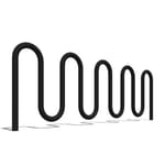 Model EC2-11-EM: Echo, Serpentine Style Bike Rack - Eleven Space Rack, Embedded Mount