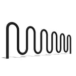 Model EC2-13-EM: Echo, Serpentine Style Bike Rack - Thirteen Space Rack, Embedded Mount