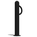 Model BP4-01-SM: BikePost, Bollard Style Bike Rack - One Loop, Surface Mount