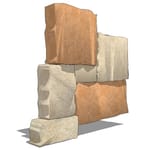 View Coastal Sand Square & Rectangular: Thin Stone Veneer