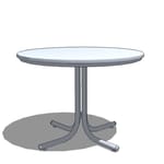 View Café Table: Tube Leg Base 