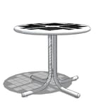 View Café Table: Tube Leg Base