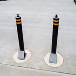 View Retractable Manual Bollard 