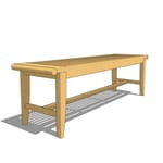 View Laguna 5' Backless Bench