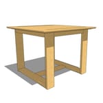 View Horizon Square Table