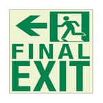 View RAF2128 Luminous Final Exit Sign