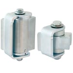 View ShutIt® Center-Mount Weld-On Gate Hinges for Round Post Self-Closing Set – Self-Closing Set