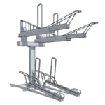 View Double Stacker Rack: Pneumatic Lift Assist Double Stacker ( UBSTX1000-SM-2WG )