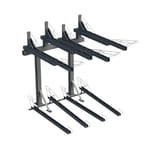 View Double Stacker Rack: Hydraulic Lift Assist Double Stacker with lower tray sliding rail ( UBSTX1000-M2-2GZ )