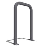 Inverted-U Narrow Square Tube Rack, Surface Mount