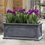 View Signature Collection: Hampshire Window Box Lite Fiberglass Composite Planter