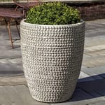 View Pottery Collection: Tall Sisal Weave Planter