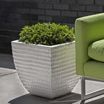 View Pottery Collection: Square Dimple Planter