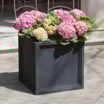 View Signature Collection: Sandhurst Square Lite Fiberglass Composite Planter