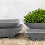 View Cast Stone Collection: Square Zen Bowls